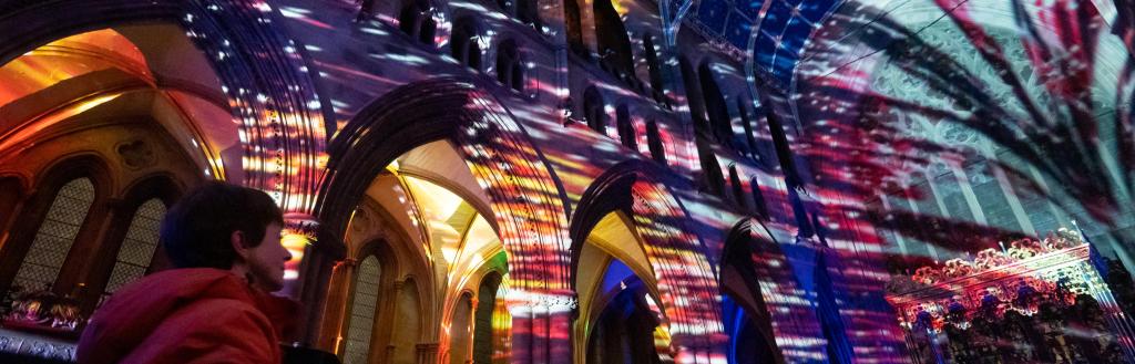 Space event in Carlisle Cathedral
