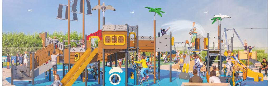 New play area design for Maryport