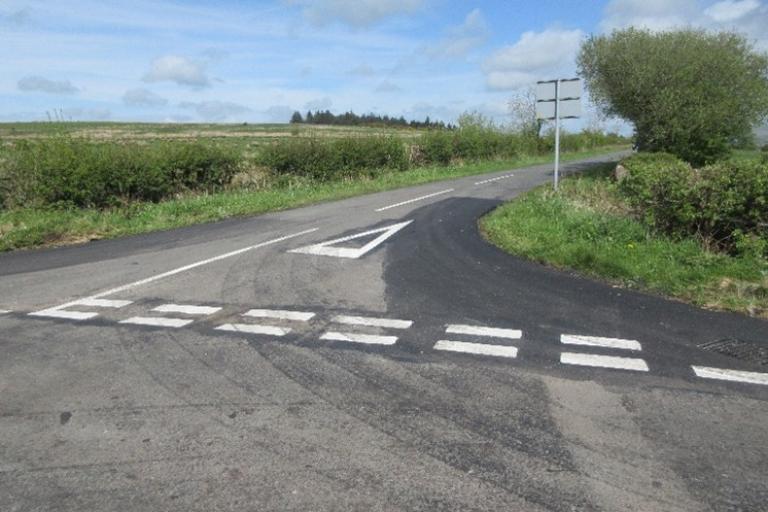 highway maintenance work between Branthwaite and Kidburn Gill, near Asby.