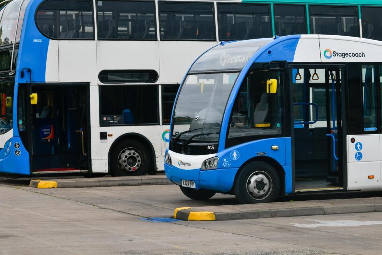 Stage coach bus