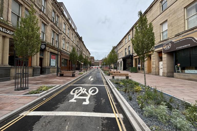 Devonshire Street completed regeneration