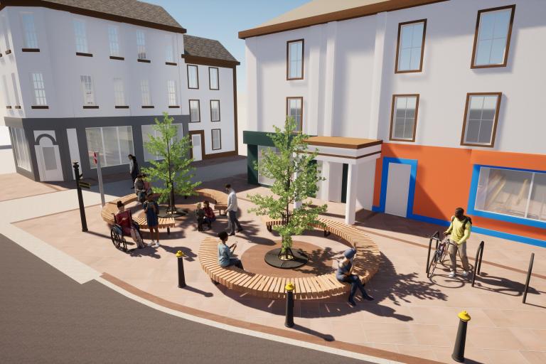 Whitehaven public realm artist impression 2