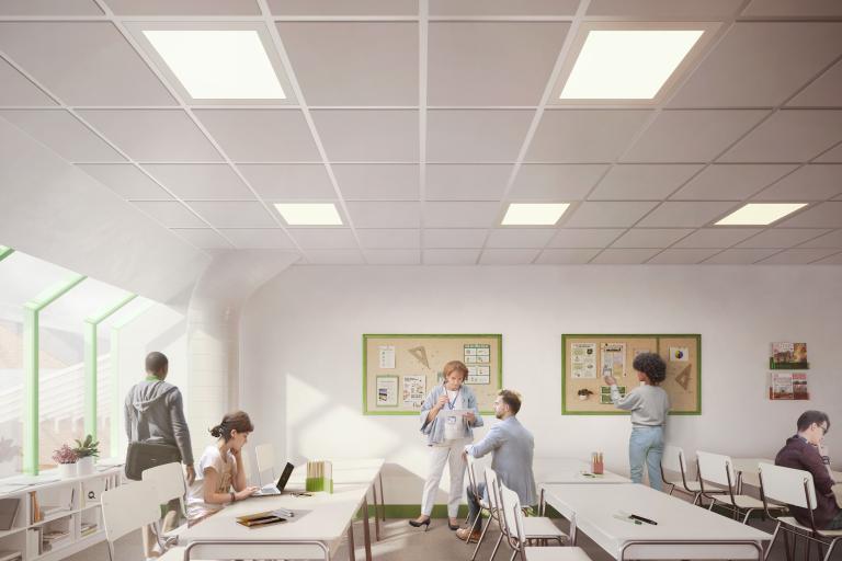 Artist impression of Carlisle Library
