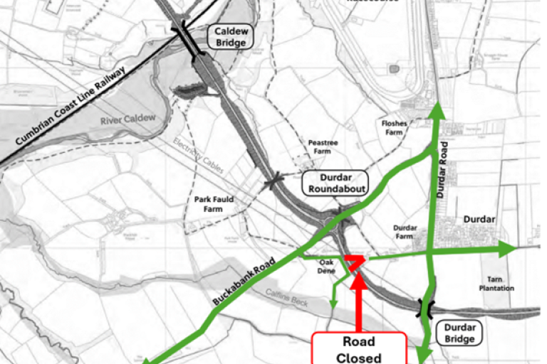 Ivegill and Buckabank Road - following construction