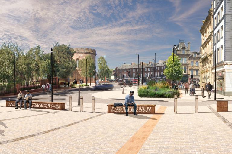 Artist impression of Court Square