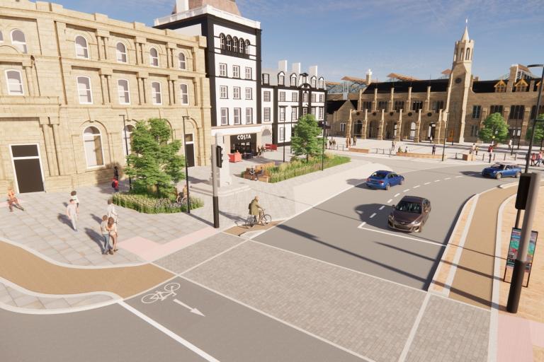 Artist impression of Court Square