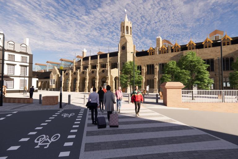 Artist impression of Court Square