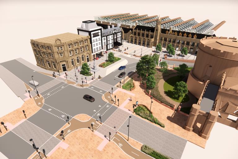 Artist impression of Court Square