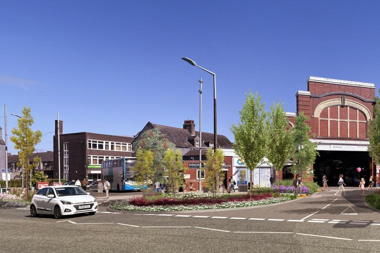 Artist impression of Murray Road