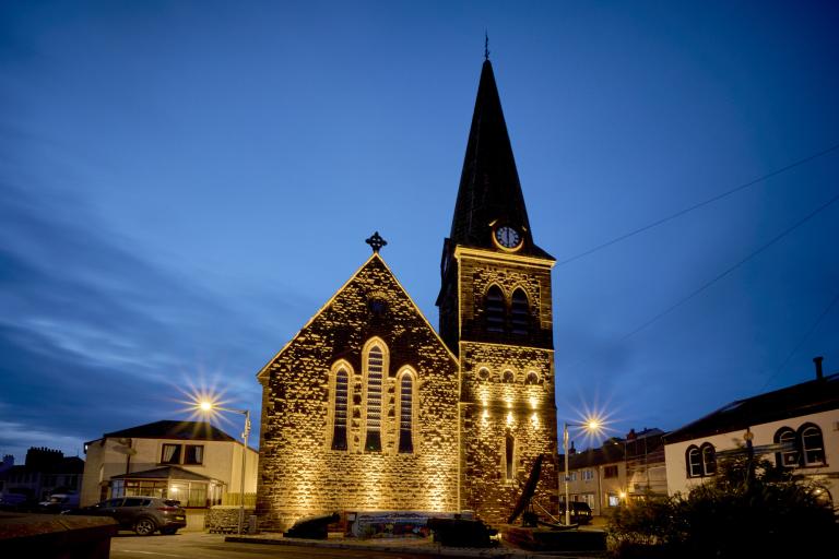 An exterior shot of the Maritime museum 