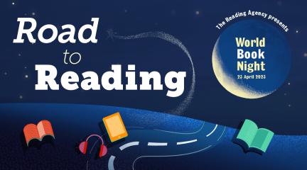 World Book Night road to reading graphic.