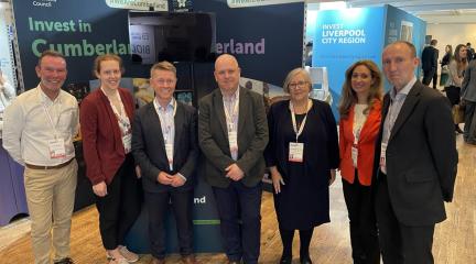 Cumberland Council Team at UKREiif business showcase