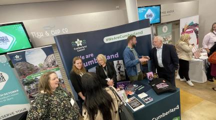 Cumberland Council stall at the business Expo