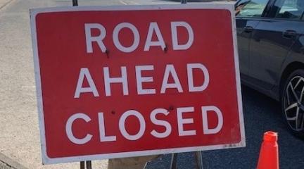 Road Closed Sign