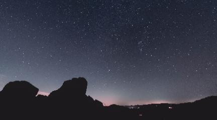 A starry night scene