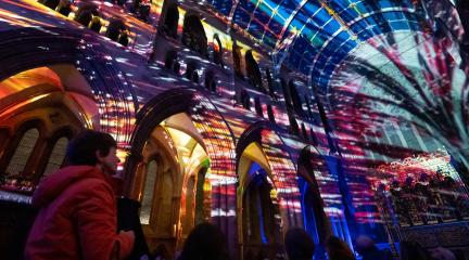 Space event in Carlisle Cathedral