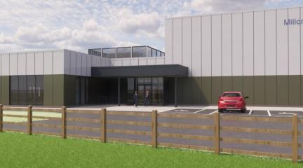 Artist's impression of Millom Leisure Centre