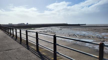 New railings in Maryport