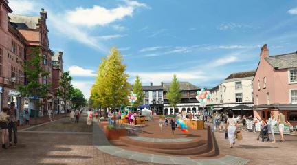 An impression of Market Square and Greenmarket