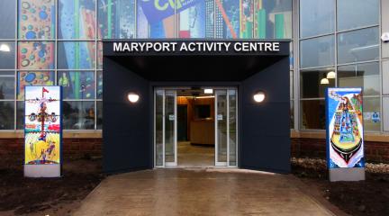 Entrance to Maryport Activity Centre