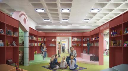 Artist impression of Carlisle Library