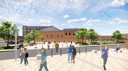 artist impression of Carlisel Station