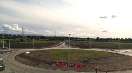 The new Durdar Roundabout