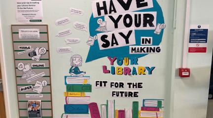 display on FFF project in Maryport Library