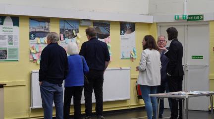 Whitehaven Masterplan boards