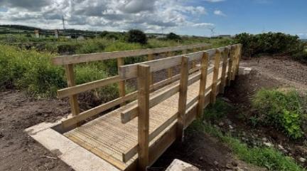 installation of new footbridges along the King Charles III England Coast Path between Maryport and Flimby