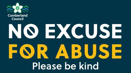 No excuse for abuse