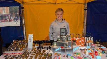 Joe at the Teenage Markets