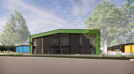 Artist impression of Leconfield hub