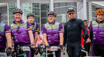 Cyclists at UKREiiF