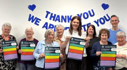 Cllr Hinton with Carers Forum Members