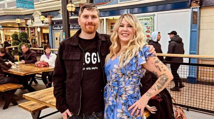 Russ, from Rock With with artist Miss Pearl