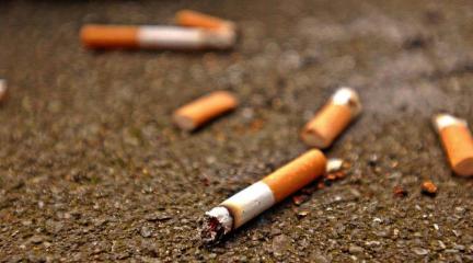 Cigarette discarded 