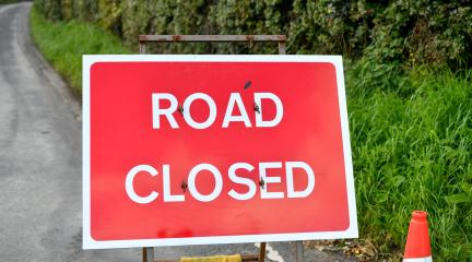 Road closed