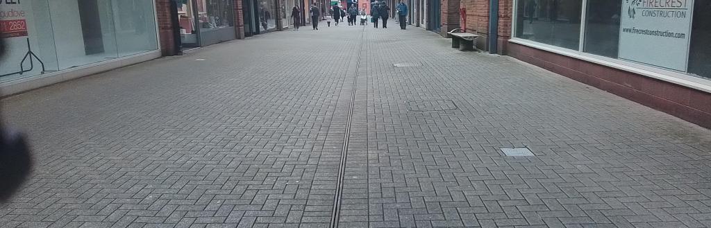 Workington town centre steet cleaning 