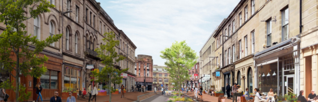 Carlisle artist impression of Devonshire Street and English Street proposals