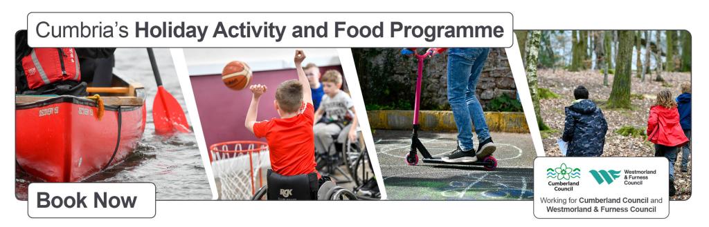 Cumbria's holiday activity and food programme - book now