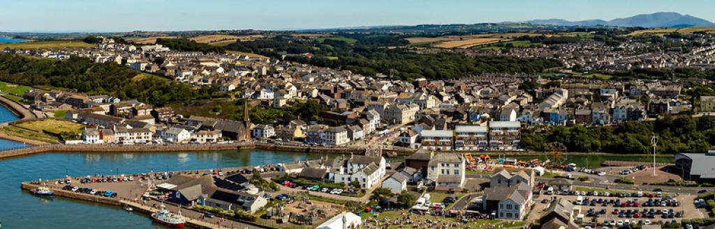 Maryport from the air