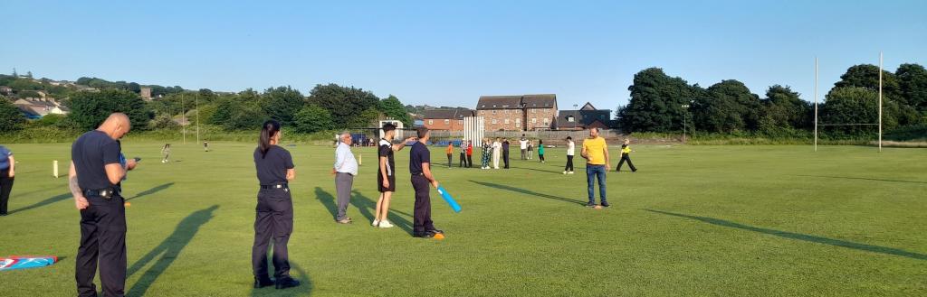 Annual cricket match for refugees