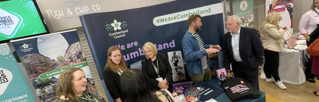 Cumberland Council stall at the business Expo