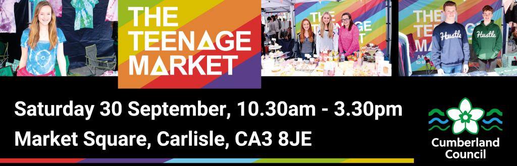 teenage market banner