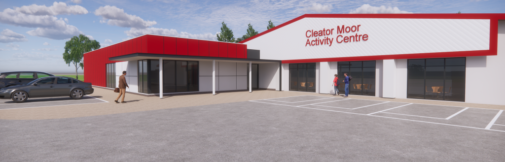 Artists impression of Cleator Moor Activity Centre
