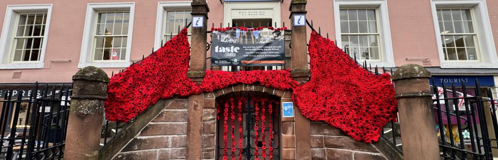 Poppy tribute in Carlisle