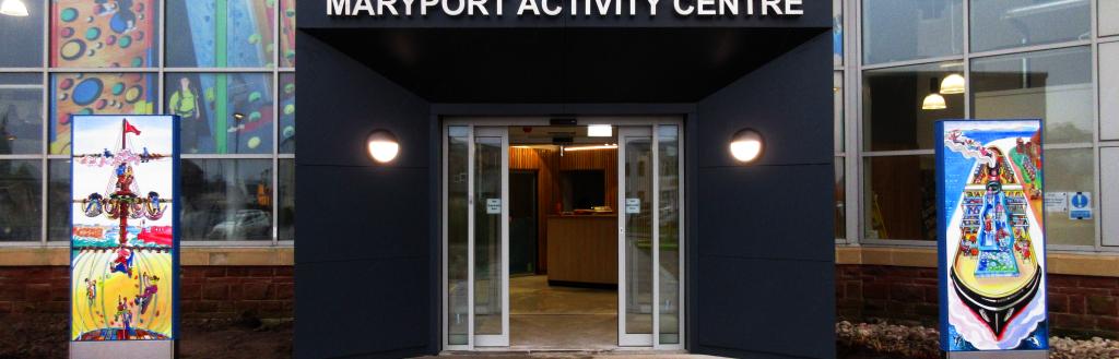 Entrance to Maryport Activity Centre