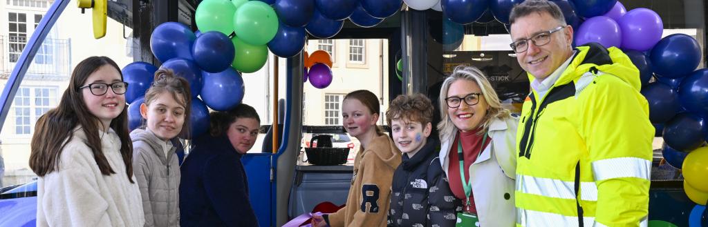 Ribbon cutting - Hub2U with Cllr Emma Williamson and Euan Hutton from Sellafield