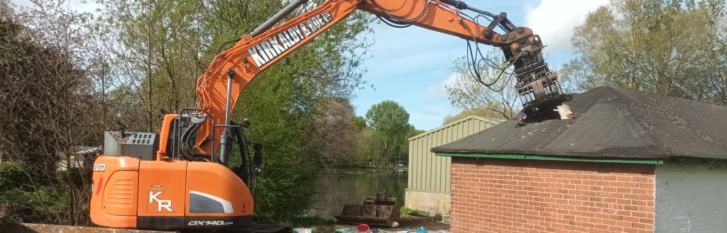 Demolition of disused aviary and stores